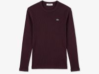 Женский базовый лонгслив Lacoste облегающего кроя