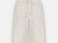 Льняные шорты женские стиля casual