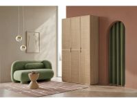 Распашной шкаф Флавир 3-120x250 Ротанг