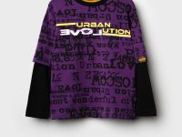 Джемпер трикотажный для мальчиков (футболка с длинными рукавами)