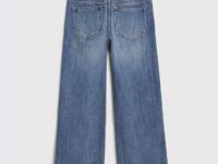 Утеплённые джинсы для девочек, Синий