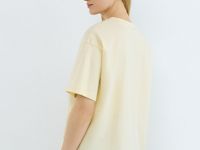 Футболка оверсайз из хлопка, Желтый