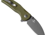 Складной нож Kizer Mini Grouper, сталь D2, рукоять G10, зеленый