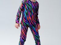 Термокомплект трикот. для девочек: фуфайка (футболка) с длин. рук, брюки для эпизод. использования