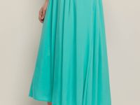 Юбка миди А-силуэта на резинке