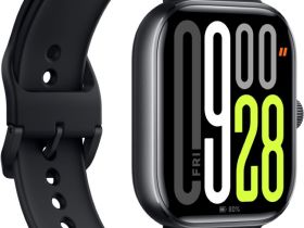 Умные часы Xiaomi REDMI Watch 5 Чёрные, с чёрным ремешком