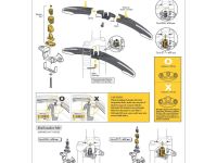 Topeak Комплект крыльев Topeak Defender M1 &amp;amp; M2 26ʺ, цвет Черный