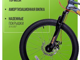 Подростковый велосипед Stels Leader 220 MD 22, год 2025, цвет Серый