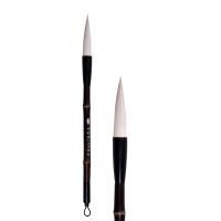 Кисть для каллиграфии из козы, ворс мягкий, диам -13 мм, CALLIGRA 097, ручка деревянная
