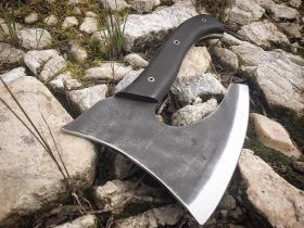 Тяпка Туристическая №3, сталь ХВГ, венге, Мастерская Ваулина