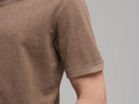 Поло прямого кроя из джерси