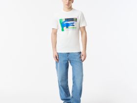 Мужская хлопковая футболка Lacoste