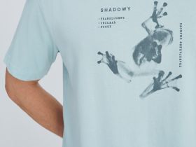 Свободная футболка с принтом