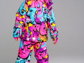 Комплект текстильный с полиуретановым покрытием для девочек: куртка, полукомбинезон