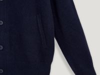 Кардиган с воротником-стойкой