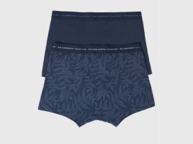 Трусы-транки, 2 шт., Синий