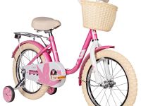 Детский велосипед Novatrack Maple 16, год 2025, цвет Розовый-Голубой