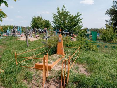 Могила советского воина Мамонова В.Ф., погибшего в период Сталинградской битвы