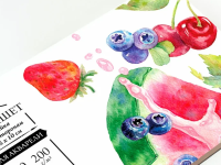 Склейка Малевичъ для акварели "Sweet dreams", Fin, High white, 200 г/м, 10х15 см, 20 л