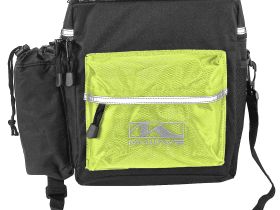 Велосумка на руль ACME M-Wave с плечевым ремнем и быстросъемным креплением (черный / серый)