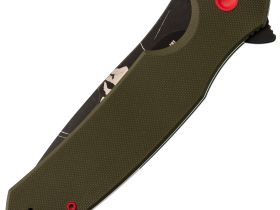 Складной нож Mr.Blade Hellcat Mandalorian blackwash, сталь VG-10, рукоять Olive G10