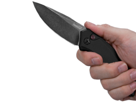 Полуавтоматический складной нож Kershaw Launch 1, сталь CPM-154, рукоять алюминий, чёрный