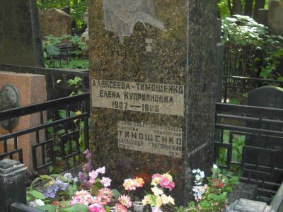 Могила - Тимощенко Александр Григорьевич (1903-1974), Герой Советского Союза