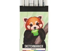 Набор маркеров Sketchmarker "Classic Rich Set" 6 цветов в картонной упаковке