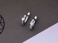 Серьги из белого золота с бриллиантами э4701сг03137900