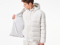 Мужская куртка-бомбер Lacoste на молнии из хлопка