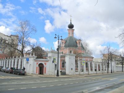 Церковь Екатерины с оградой и воротами