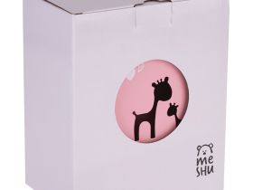 Подставка для книг MESHU, 3 отделения, раздвижная, розовая