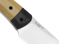 Туристический нож Kizer Momo Fix 3, сталь S35VN, рукоять Micarta/Carbon