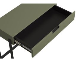 Консоль Лигес 93x40 Оливковый/Черный