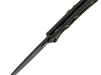 Складной нож НОКС Майор, сталь VG10, армейский нож, рукоять G10 олива