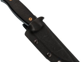 Нож Hot Knife Hoot, сталь D2 cerakote bronze, рукоять G10, черный
