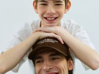 Футболка из хлопка с принтом, Зеленый