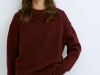 Вязаный джемпер для девочек, Фиолетовый