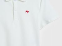 Футболка-поло для девочек, Белый