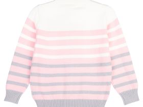 Кофта вязаная на молнии для девочки