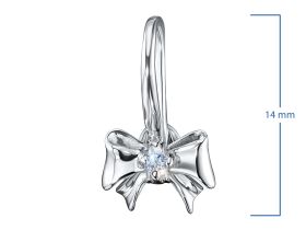 Серьги из серебра э0612сг07171400