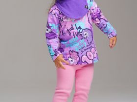 Воротник-манишка детский трикотажный для девочек