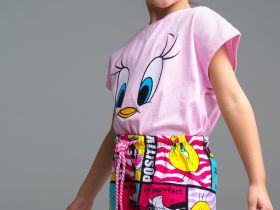 Шорты трикотажные для девочек, 2 шт в комплекте