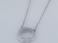 Колье из серебра э0612кл04154800