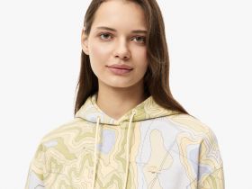 Женский свитшот Lacoste оверсайз