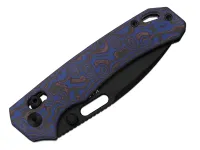 Складной нож Kizer Outposter PVD, сталь Nitro-V, рукоять синяя микарта