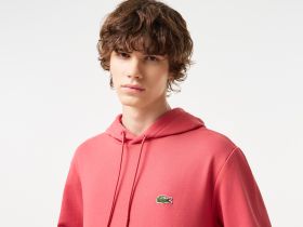 Мужская толстовка - худи Lacoste классического кроя из органического хлопка