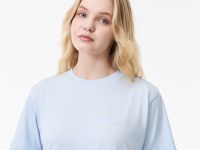 Женская хлопковая футболка Lacoste
