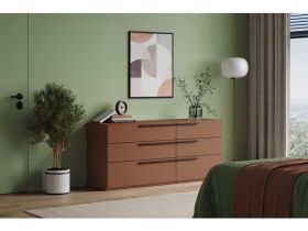 Комод Кимбол 160x70 Терракотовый