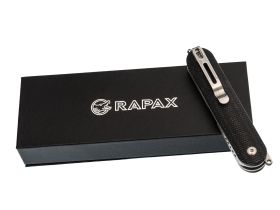 Складной нож Rapax Mimi, сталь VG-10, рукоять микарта, черный